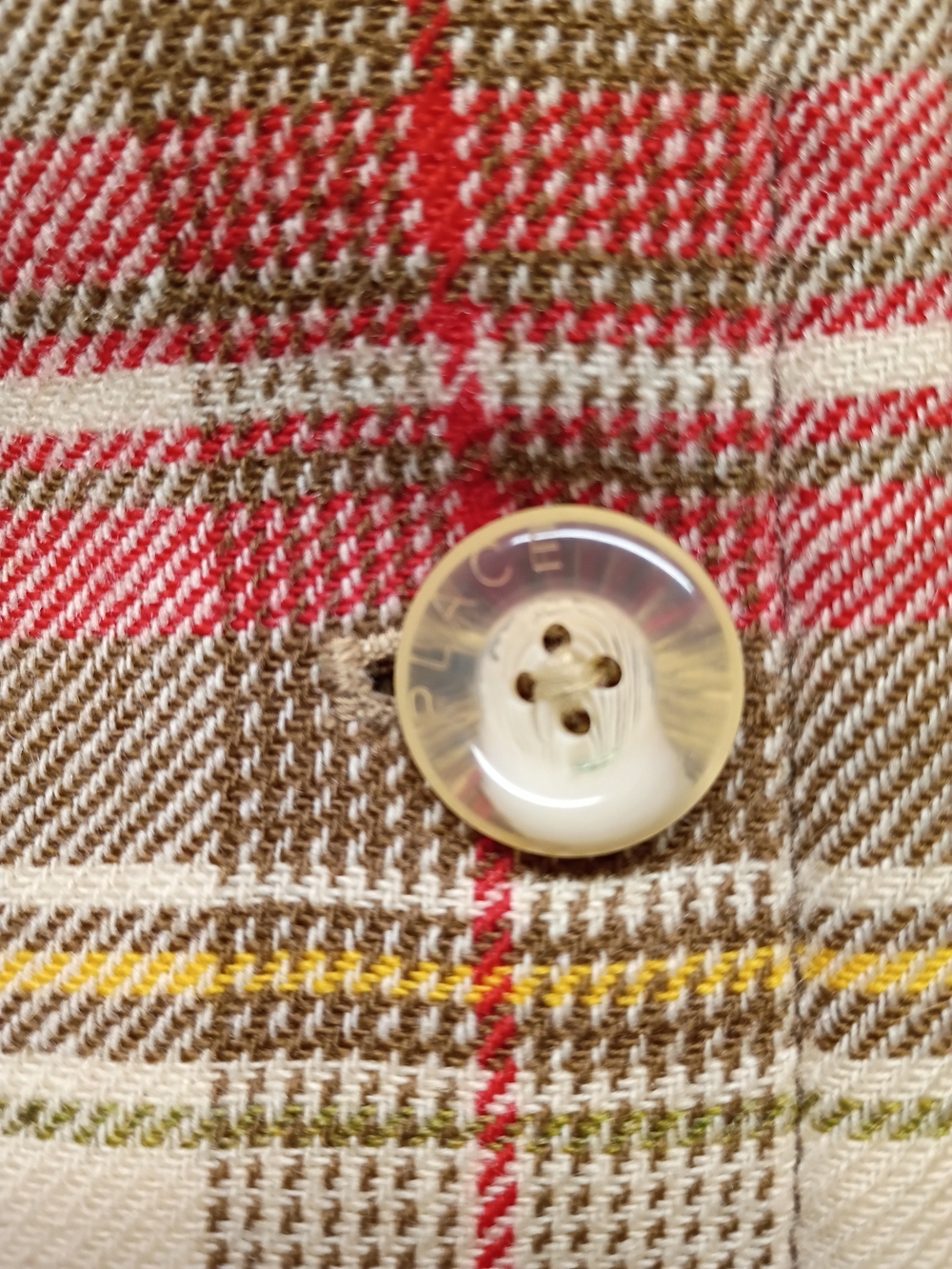 50's Pendleton Red Plaid Belted Wool Blazer - Picture 5 of 8